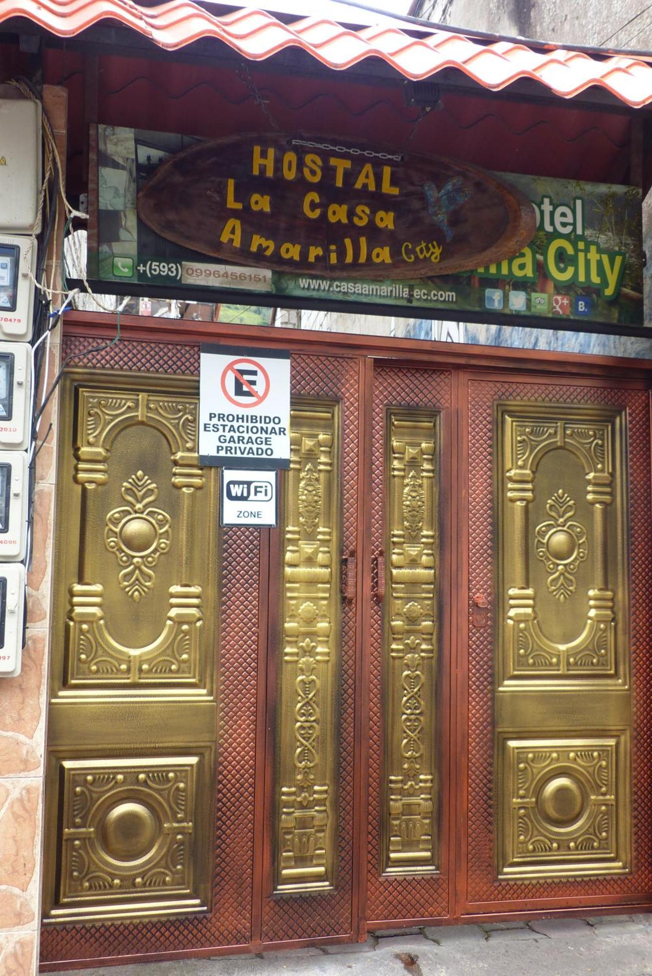 Hostal La Casa Amarilla City Baños Eksteriør billede